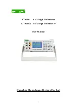 Предварительный просмотр 1 страницы East Tester ET3260 User Manual