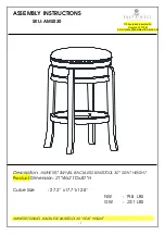 East West Furniture AMS030 Assembly Instructions preview