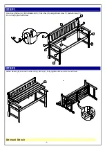 Предварительный просмотр 3 страницы East West Furniture Belmont BBTB0NA Assembly Instructions