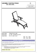 East West Furniture BSLCDNA Assembly Instructions preview