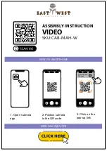 Preview for 1 page of East West Furniture CAB-MAH-W Assembly Instruction