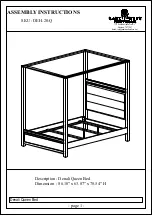 Предварительный просмотр 1 страницы East West Furniture DEH-20-Q Assembly Instructions