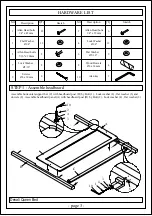 Предварительный просмотр 3 страницы East West Furniture DEH-20-Q Assembly Instructions