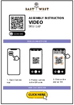 Preview for 1 page of East West Furniture LANCY PARSON LAP Assembly Instructions