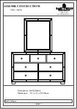 East West Furniture Nella NEM Assembly Instructions preview