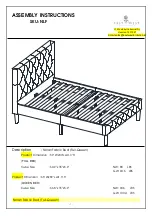 Предварительный просмотр 1 страницы East West Furniture NLF Assembly Instructions