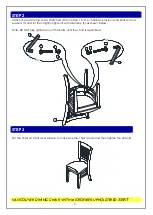 Preview for 4 page of East West Furniture VANCOUVER DINING CHAIR VAC-C Assembly Instructions