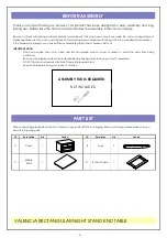 Preview for 2 page of East West Furniture VL-ET Assembly Instructions