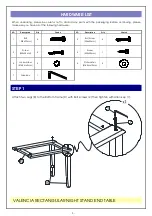 Preview for 3 page of East West Furniture VL-ET Assembly Instructions