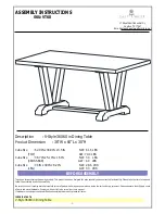 East West Furniture VT60 Assembly Instructions preview