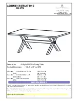 East West Furniture XT72 Assembly Instructions preview