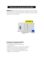 Preview for 2 page of East SDT-150L Instruction Manual