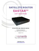 Предварительный просмотр 1 страницы Eastar UHP-1000 SERIES Installation And Operation Manual