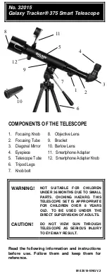 Preview for 1 page of EASTCOLIGHT Galaxy Tracker 375 32015 User Manual