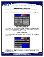 Предварительный просмотр 22 страницы EASTERN INSTRUMENTS CENTRIFEEDER ELECTRONICS Manual