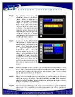 Предварительный просмотр 32 страницы EASTERN INSTRUMENTS CENTRIFEEDER ELECTRONICS Manual