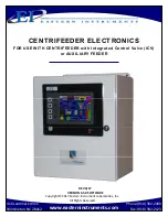 EASTERN INSTRUMENTS CentriFlow Manual preview