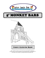 Eastern Jungle Gym 5' MONKEY BARS Owner'S Instruction Manual предпросмотр