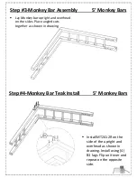 Preview for 11 page of Eastern Jungle Gym 5' MONKEY BARS Owner'S Instruction Manual