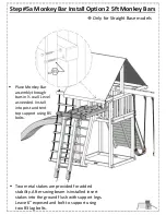 Предварительный просмотр 13 страницы Eastern Jungle Gym 5' MONKEY BARS Owner'S Instruction Manual