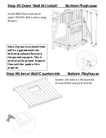 Preview for 12 page of Eastern Jungle Gym BOTTOM PLAYHOUSE Assembly Instructions Manual