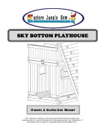 Preview for 19 page of Eastern Jungle Gym BOTTOM PLAYHOUSE Assembly Instructions Manual