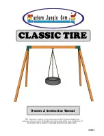 Предварительный просмотр 1 страницы Eastern Jungle Gym Classic tire Owner'S Instruction Manual