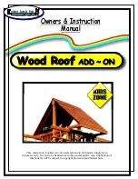 Eastern Jungle Gym Dream or Fantasy Wood Roof Owner'S Instruction Manual preview