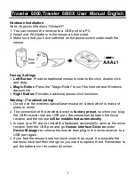 Eastern Times Technology Traveler 6000X User Manual preview