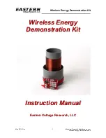 Предварительный просмотр 1 страницы Eastern Voltage Research Wireless Energy Demonstration Kit Instruction Manual