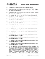 Предварительный просмотр 14 страницы Eastern Voltage Research Wireless Energy Demonstration Kit Instruction Manual