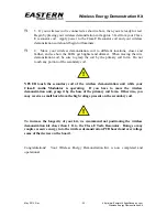 Предварительный просмотр 20 страницы Eastern Voltage Research Wireless Energy Demonstration Kit Instruction Manual