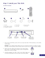 Предварительный просмотр 2 страницы EastLink TiVo DVR How To Set Up