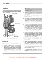 Предварительный просмотр 4 страницы EASTMAN Blue streak II 629X Instruction Manual