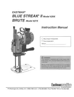 EASTMAN BRUTE 627X Instruction Manual preview