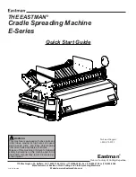EASTMAN E Series Quick Start Manual предпросмотр