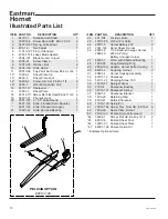 Предварительный просмотр 10 страницы EASTMAN Hornet HRNT Instruction Manual & Illustrated Parts List