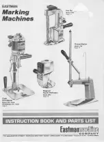 EASTMAN HVN Instruction Book And Parts List предпросмотр