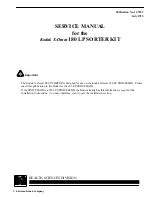 EASTMAN Kodak X-Omat 180 LP Service Manual preview