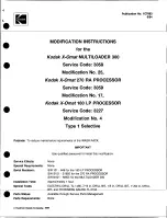 Предварительный просмотр 30 страницы EASTMAN Kodak X-Omat 270 RA Modification Instructions
