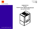 Предварительный просмотр 1 страницы EASTMAN Kodak X-Omat 3000 RA PROCESSOR Diagnostics