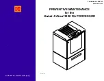 Preview for 1 page of EASTMAN Kodak X-Omat 3000 RA PROCESSOR Preventive Maintenance