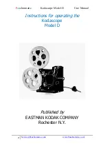 Preview for 2 page of EASTMAN Kodascope D User Manual