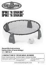 EastPoint Sports GO! GATER SPIKE 'N SMASH Assembly Instructions Manual preview