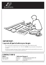 Предварительный просмотр 2 страницы EastPoint FOLD 'N STORE 1-1-33410 Assembly Instructions Manual