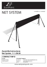 EastPoint Net System 1-1-23620 Assembly Instructions Manual preview