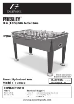 EastPoint PRESLEY 1-1-35633 Assembly Instructions Manual preview