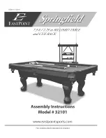 EastPoint Springfield 32101 Assembly Instructions Manual предпросмотр