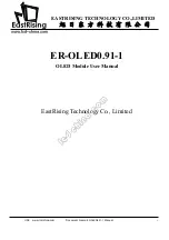 Предварительный просмотр 1 страницы EastRising Technology ER-OLED0.91-1 User Manual