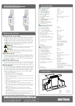 Eastron SDM120-CT-MV Quick Start Manual предпросмотр